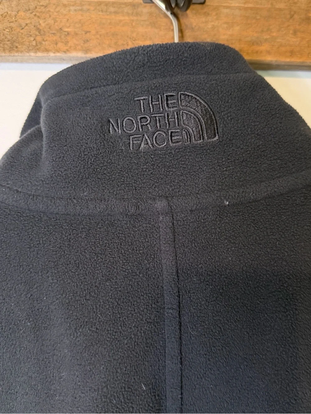 The North Face Circular Design Fleece Pullover Black White 1/4 Zip Men’s S